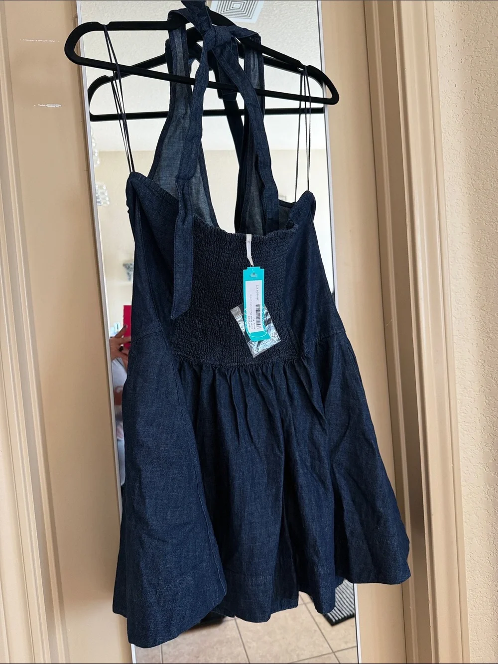 Free People backless halter